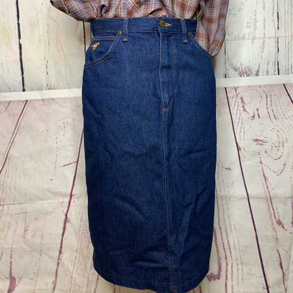 Vintage Dresses & Skirts - VTG. Wrangler Western Maxi Skirt